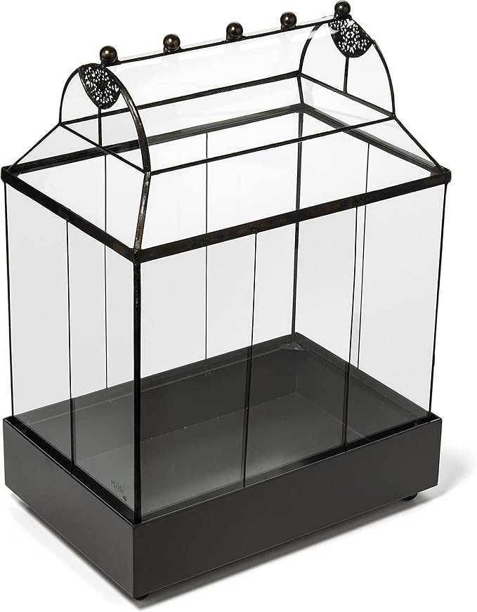 H Potter Glass Terrarium Succulent Planter Wardian Case Container for Plants WAR105