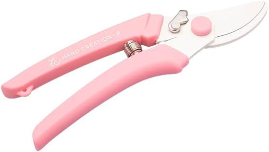 Flower shears - Professional Ultra Sharp Made in JAPAN Garden Scissors SAKAGEN HAND CREATION P-180 (Pink)