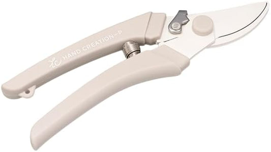 Flower shears - Professional Ultra Sharp Made in JAPAN Garden Scissors SAKAGEN HAND CREATION P-180 (Warm Grey)