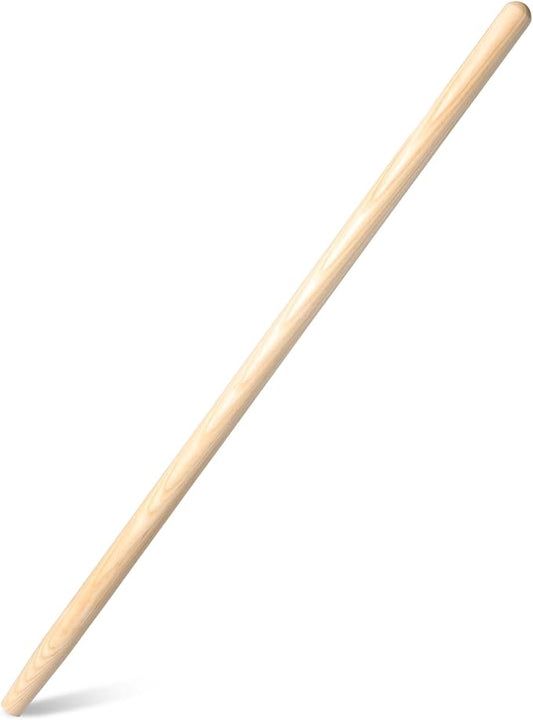 1 Pcs Shovel Handle Replacement 41" Length, 1-1/2" Diameter, Strong Hardwood Solid Ash Wood Straight Handle for Long D Shovels Garden Tool