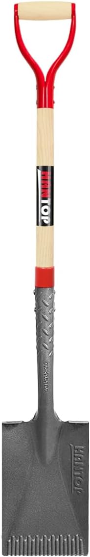 Flat Spade Garden Shovel Edging Spade with Wodden Handle for Gardening,Edging,Trenching, Planting Landscaping,43 inches