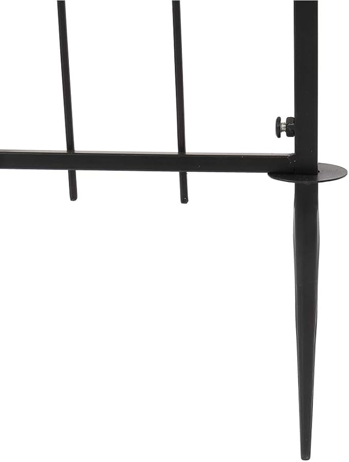 Metal Garden Arbor Trellis with Side Garden Trellis, 7FT Heavy Duty Arch Archway for Wedding, Backyard & Vine Plants - Rust-Resistant Powder-Coated Steel, Easy Assembly