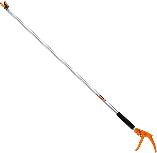 KSEIBI 143020 Long Reach Cut and Hold Bypass Pruner Max Cutting 1/2 inch (7.0 ft - 2.0m)