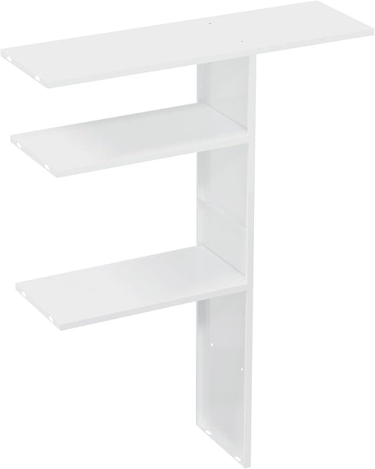 KAMABOKO Metal Storage Shed Shelves for 60 cuft Vertical Outdoor Storage Shed, 35.3 lbs, White