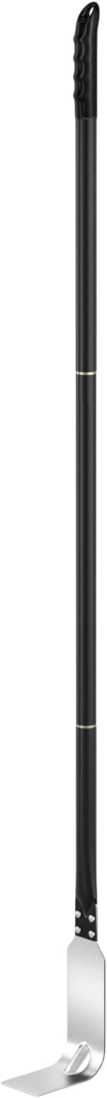 G.a HOMEFAVOR Pizza Oven Ash Rake, Stainless Steel Charcoal Rake Pizza Oven Accessories, 47 Inch Long Handle, Ash Rake Tool for Wood Fired Pizza Oven