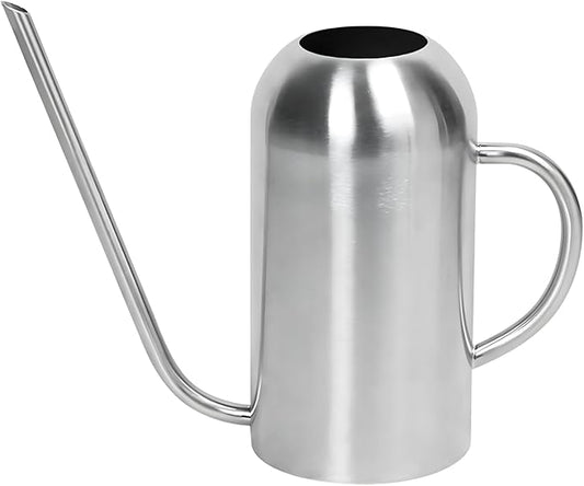 Watering Can Indoor Outdoor Plants, 50oz/1500ml Garden Long Spout Watering Cans, Stainless Steel Plants Watering Can Pot for Indoor House Plants Bonsai Flower Decorative