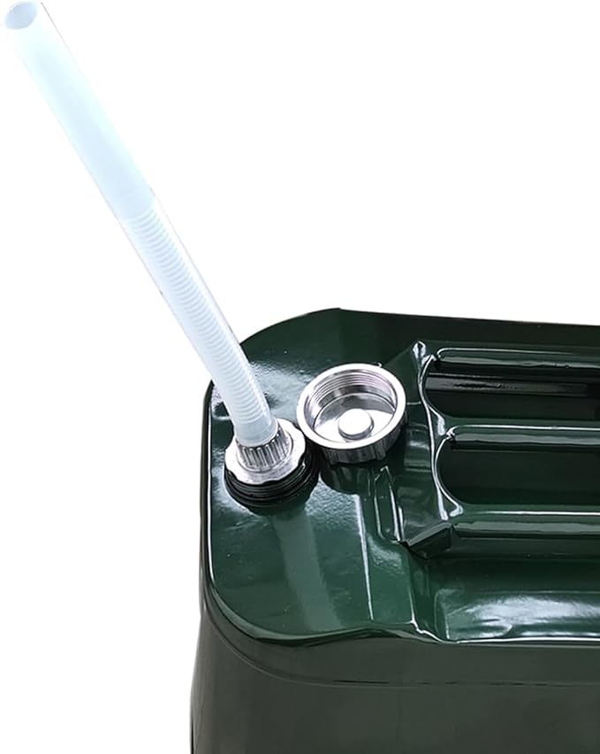 2.5 Gallon Metal Watering Can, with Flexible Spout and Pressure Release Valve, Square Design Safe and Stable, Watering Can for Garden, Water Container Camping (10L