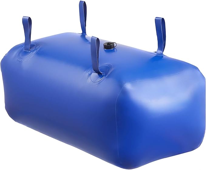 VEVOR Water Storage Bladder 30 Gallon Large Capacity Water Bag, Portable & Collapsible Soft Waters Container, Leakproof & Tear-Resistant PVC Emergency Waters Storage Tank for RV Truck & Outdoor Use