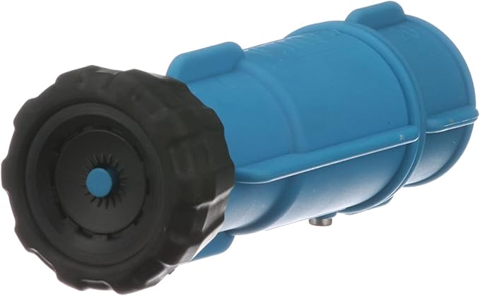 Watts ANKA Series 3/4" Small Inline Adjustable High-Pressure Full-Flow Hose Nozzle, Rubber O-Ring, Easy Grip, High Grade Glass Fiber Reinforced Nylon, Industrial, Agricultural, Home, Garden, Boat