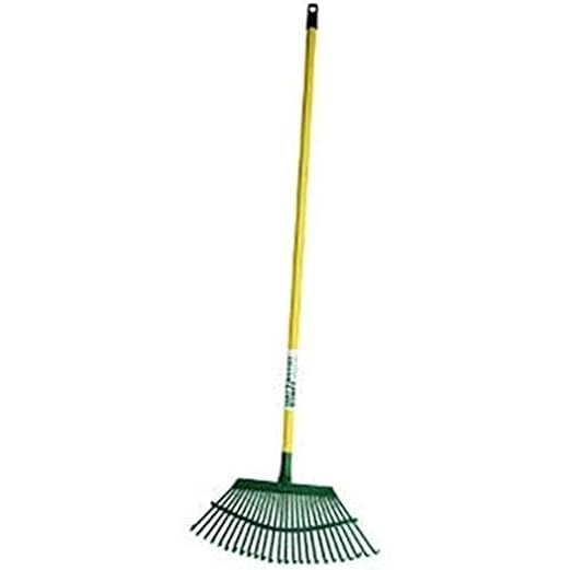 Leaf Rake, Steel, 48 in. Handle, Straight