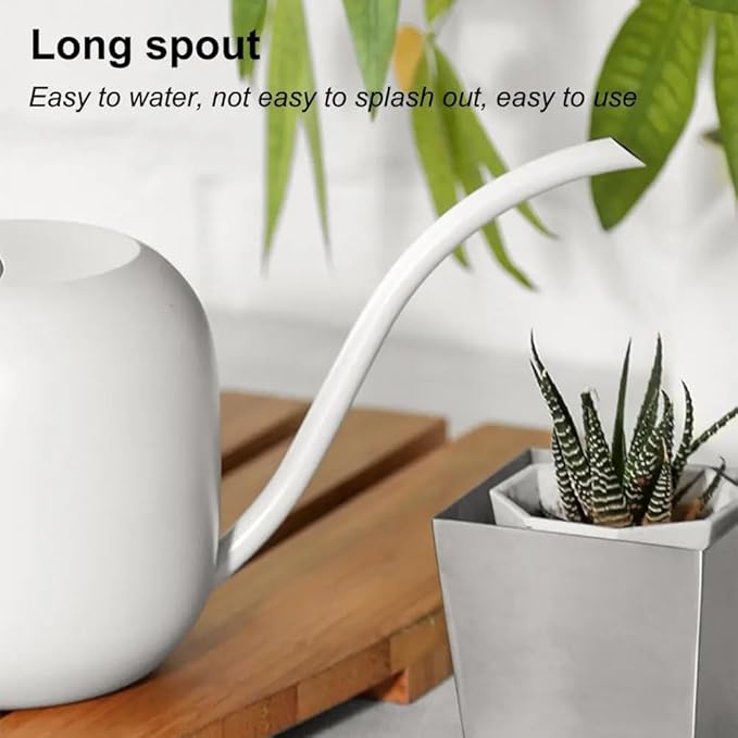 Small Watering Can Indoor Plants, 40oz/1.2L Garden Watering Can, House Plant Watering Can Cute Watering Pot with Long Spout for Indoor House Plants Bonsai Outdoor Garden Flower Decorative