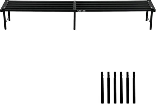 Metal Plant Stand, Rust-proof Aluminum Flower Pot Stand, Heavy Duty Planter Display Shelving for Patio Balcony Garden Living Room Decorative (White, 47.2 Inch)