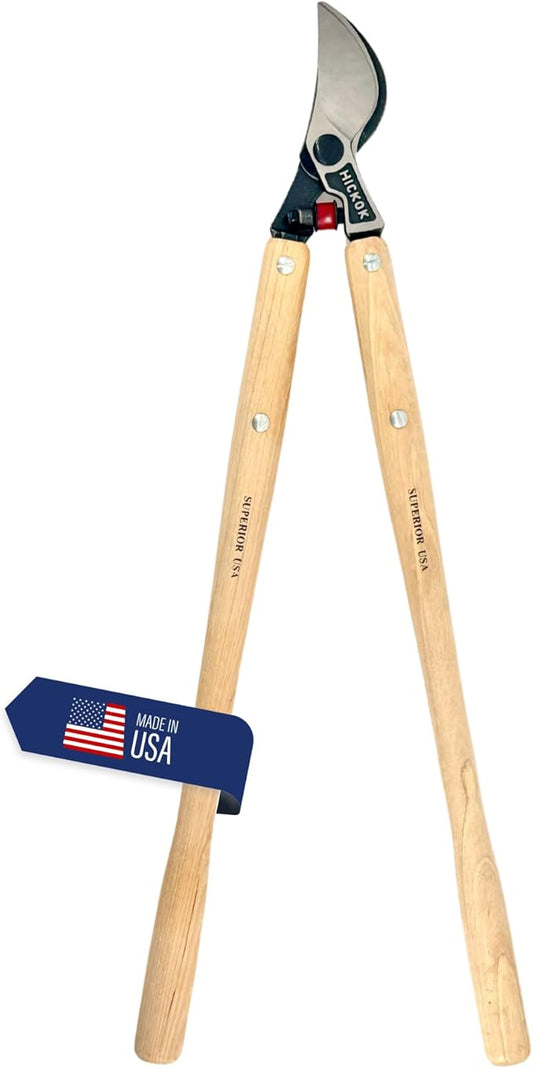 Heavy Duty Tree Lopper – 26" Professional Tree Branch Cutter with Hickory Wood Handles | Commercial Tree Pruner Made in USA