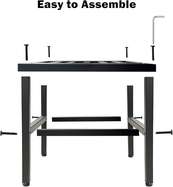 Plant Stand Indoor Outdoor,13 Inch Tall Metal Plant Stands Riser,Heavy Duty Wrought Iron Pedestal Holders for Large Flower Pot,Outside Rust-Proof Black Flower Display Shelf for Patio,2-Pack