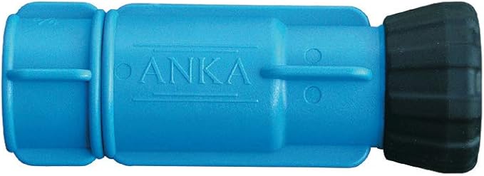 Watts ANKA Series 3/4" Small Inline Adjustable High-Pressure Full-Flow Hose Nozzle, Rubber O-Ring, Easy Grip, High Grade Glass Fiber Reinforced Nylon, Industrial, Agricultural, Home, Garden, Boat