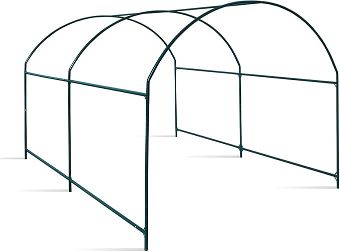 YardGrow Large Garden Support Arch Frame Climbing Plant Arch Arbor for Climbing Plant Roses Vines Birthday Wedding Party Outdoor Decoration Pergola Frame (10x7x6 FT)