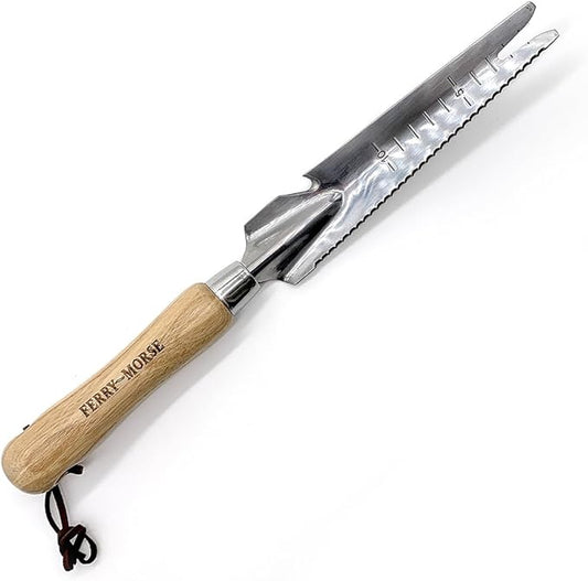 Ferry Morse Premium Garden 5-in-1 Hand Tool Multi Weeder, Gardening Weeding Tool for Easy Weeder Removal, Planting