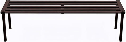 Metal Plant Stand, Rust-proof Aluminum Display Rack, Plants Display Stands Decoration Racks for Living Room Garden Balcony Patio (Ebony, 42.5Inch Tall Leg)