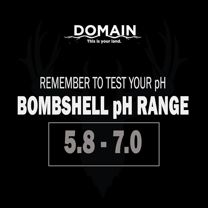 Domain Outdoor Bombshell Food Plot Seed for Deer, 1/2 Acre, Designed to Handle The Toughest Conditions, Quick Establishment - Ethiopian Cabbage, Forage Collards, Hybrid Forage Brassica, Forage Turnip