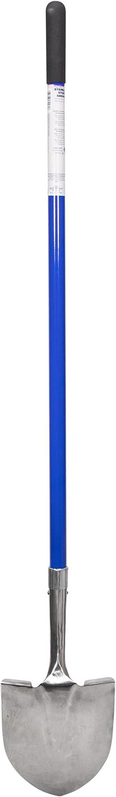Marshalltown Proscape Stainless Steel Shovels, Round Point Type, Fiberglass Handle, RPSSFB