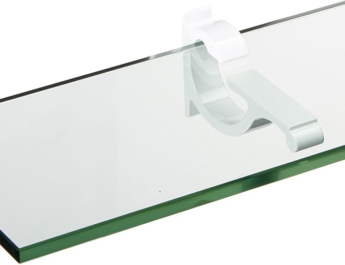 Spancraft Glass M-4.75x33-White Monarch Glass Shelf, White, 4.75" x 33"