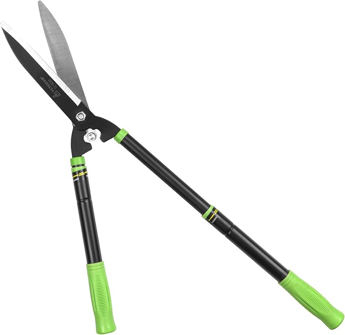 Telescoping Hedge Shears 23-30", Hedge Clippers for Trimming Hedges & shrubs & bushes，Manual gardening shears with Extendable Handle for Yard Landscaping