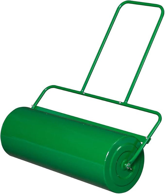 VINGLI Lawn Roller Water Filled Pull Behind 20inch Garden Drum Roller Push/Tow Behind, Water/Sand Filled Roller for Garden, Lawn, Backyard (36 inch, Green)