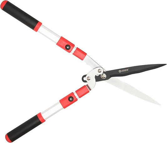 Eden 39022 Extendable Hedge Shears with Wavy Blade