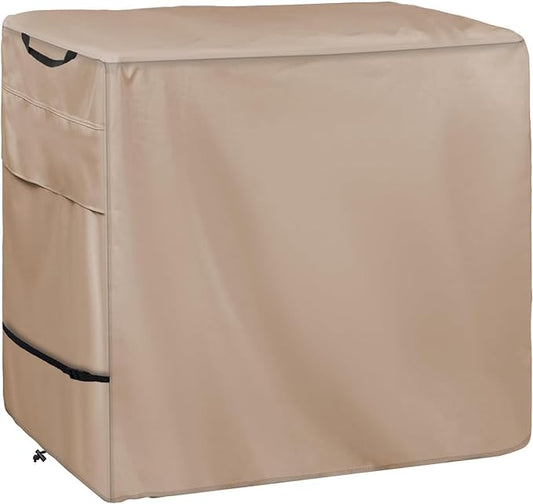 Outdoor Pizza Oven Table Cover - Heavy Duty Waterproof Cover for Ooni Large Table,Khaki
