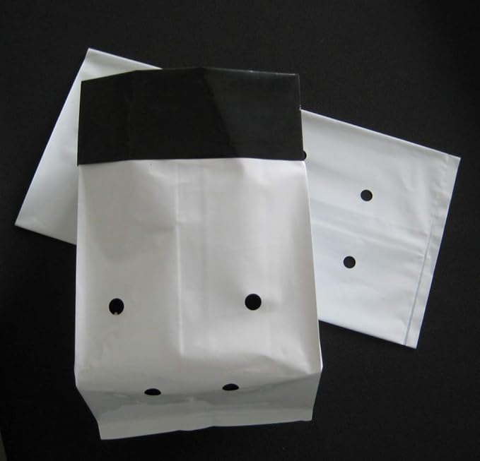 HORTIPOTS 2 Gallon Black White Panda Grow Bags (Pack of 50)