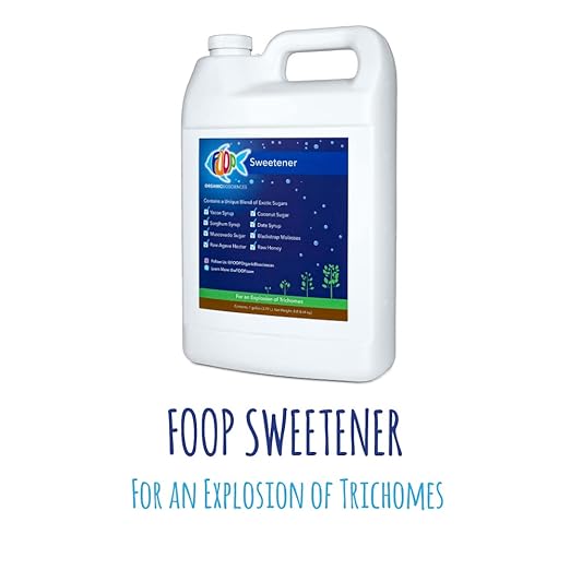 FOOP Sweetener: Organic Terpene Enhancer for Plants | Creates an Explosion of Trichomes | Contains 8 Organic Sugars | Works with All Growing Media and Nutrient Lines (1 Gallon)