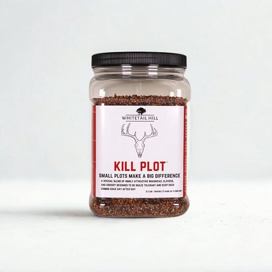 Kill Plot Food Seed Mix for Deer, 1/3 Acres or 3 Acres, Highly Attractive Mix of Brassicas, Clovers, and Chicory, Made for Small Plots