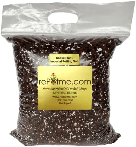 Snake Plant Imperial Houseplant Potting Soil Mix by rePotme - Standard Bag (8 Quarts)