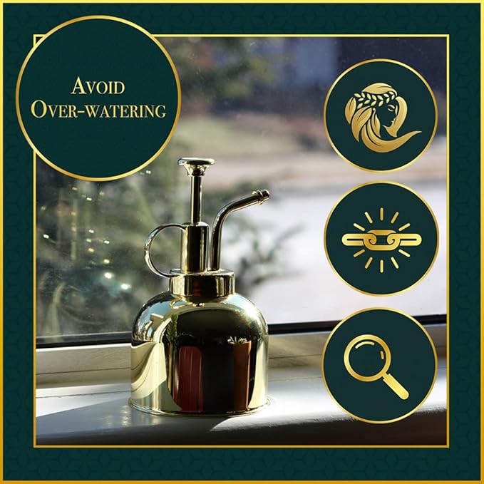 Plant Mister Spray Bottle (Gold, Rose Gold, Silver, Black)