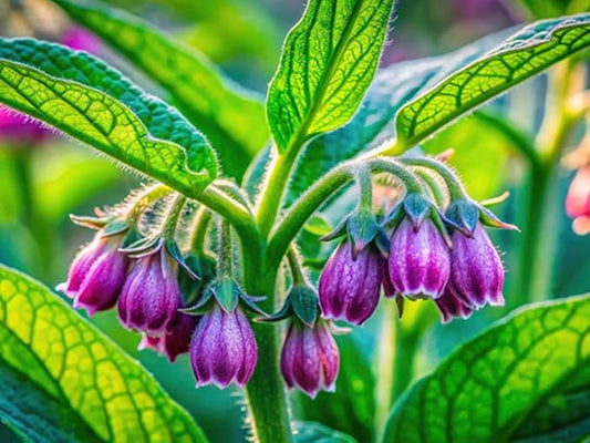 15 Bocking 14 Comfrey Root Cuttings to Grow - Many Uses, Pretty Flowers (15 Root Cuttings)