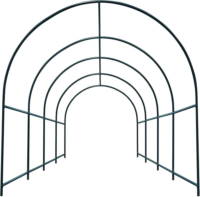 Multi-Size Large Garden Support Arch Frame Climbing Plant Arch Arbor for Flowers/Fruits/Vegetables (13FT x 7FT x 7.2FT)