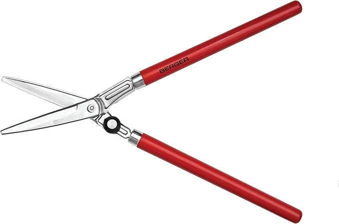 BERGER Topiary Shear 2520 with Beech Wood Handle Garden Shear with self-Sharpening Blades, Length 60 cm