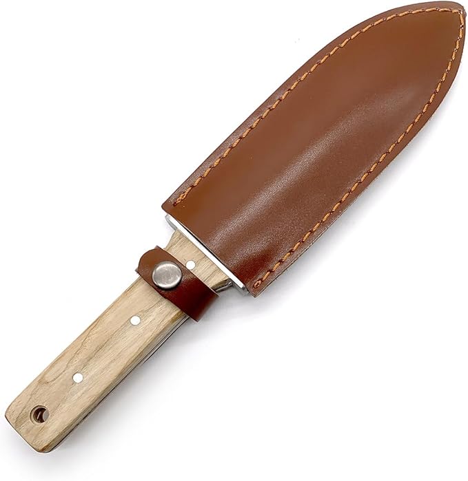 Ferry-Morse Premium Garden Hori Hori Knife & Trowel Combo Hand Tool for Weeding, Planting, Digging, 7" Stainless Steel Blade with Cutting Edge