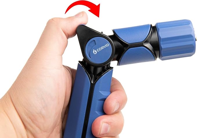 2-Pack Corvid Thumb Control Adjustable Nozzle - Heavy-Duty, Durable Plastic, 1-Pattern Spray for Watering, Cleaning, and More