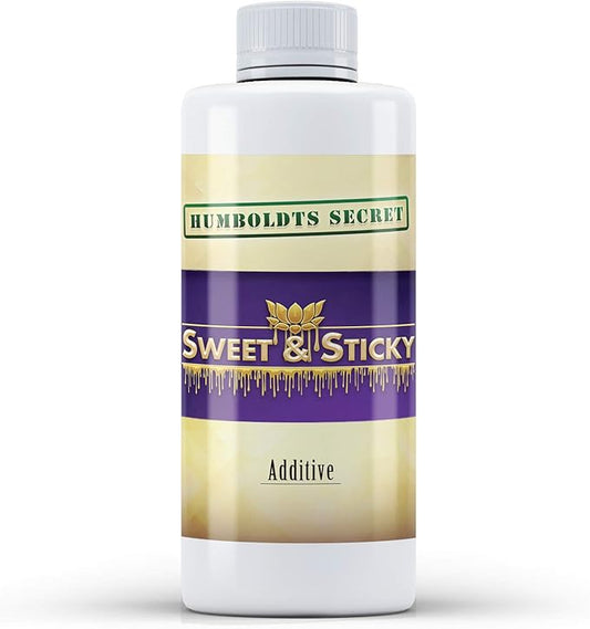 Humboldts Secret Sweet & Sticky Carbohydrate and Saccharide Plant Energy Additive | Indoor and Outdoor Plant Nutrients Enhancer for Growth and Aroma | Boosts Flavor and Development | 8 Ounce