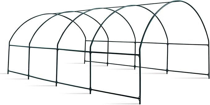 YardGrow Large Garden Support Arch Frame Climbing Plant Arch Arbor for Various Climbing Plant Roses Vines Birthday Wedding Party Decoration Pergola Frame (20' x 10' x 7')