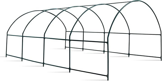 YardGrow Large Garden Support Arch Frame Climbing Plant Arch Arbor for Various Climbing Plant Roses Vines Birthday Wedding Party Decoration Pergola Frame (20' x 10' x 7')