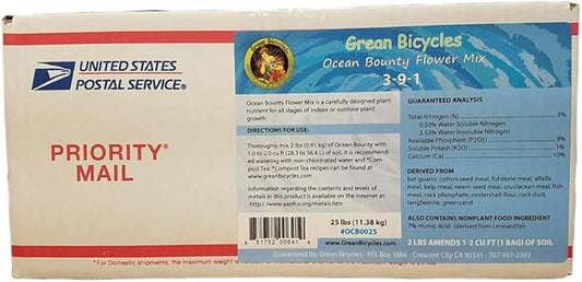 Ocean Bounty (25 lb) Natural Plant Nutrients - Plant Food for Indoor Plants and Outdoor Plants
