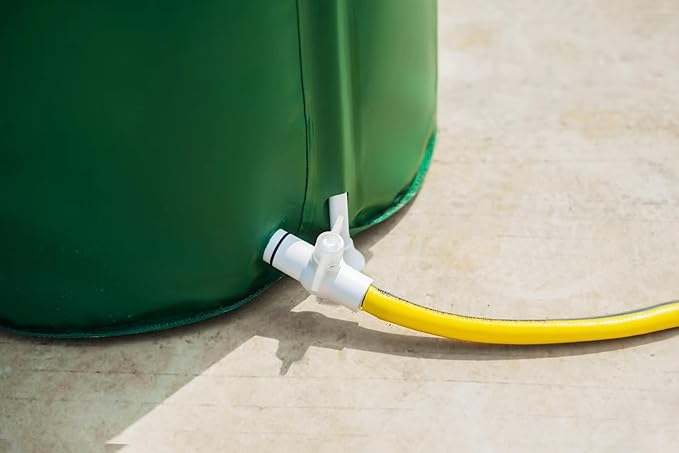 Rain Barrel Upgrade Anti-Collapse Collapsible Rainwater Collection System,Portable Water Storage Tank,Garden Water Catcher (Green Mutil, 50)