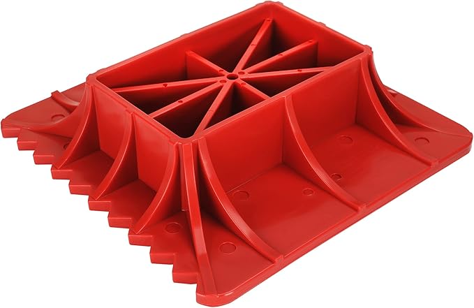 Seven Sparta Off-Road Base Compatible with Hi Lift Jack PP Pad to Alleviate Jack Hoisting Sinkage (Red)