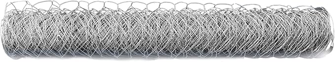 Chicken Wire Fencing, 6ft x 50ft Hexagonal Galvanized Chicken Wire Mesh Fence 2 Inch Mesh Fence Poultry Netting Animal Barrier for Craft Projects Gardening Chicken Coop Rabbit Pet