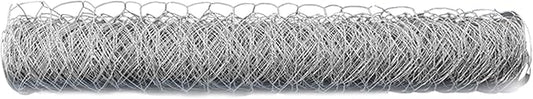 Chicken Wire Fencing, 4ft x 150ft Hexagonal Galvanized Chicken Wire Mesh Fence 2 Inch Mesh Fence Poultry Netting Animal Barrier for Craft Projects Gardening Chicken Coop Rabbit Pet