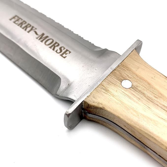 Ferry-Morse Premium Garden Hori Hori Knife & Trowel Combo Hand Tool for Weeding, Planting, Digging, 7" Stainless Steel Blade with Cutting Edge