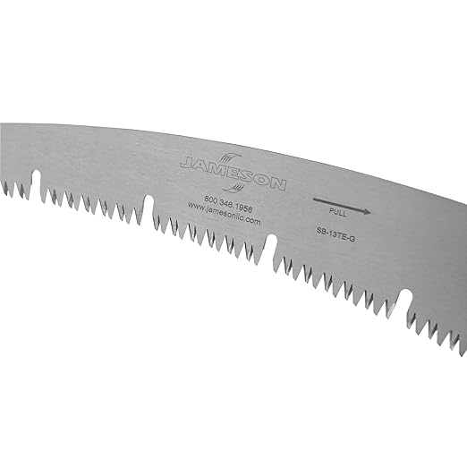 Barracuda™ Tri-Cut Saw Blade with Gullet Edge, 13-Inch | Hard-Chrome Plated, Impulse Hardened Teeth | Fits Jameson and Smith Pole Saws | Durable, Clean Cutting
