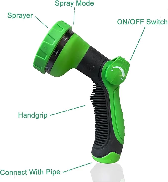 75Ft Metal Garden Hose durable stainless steel Water Hose, flexible, lightweight hose is resistant to kinks and tangles.With 10-way nozzle, strong 3/4” metal fittings, and a Stop Valve.